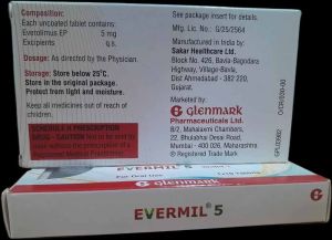 Evermil 5mg Everolimus Tablet