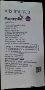 Exemptia 40mg Adalimumab Injection