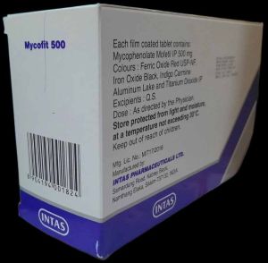 Mycofit 500mg Mycophenolate Mofetil Tablet