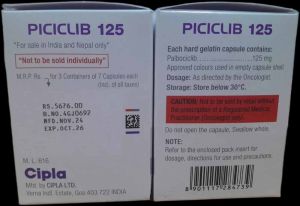 Piciclib 125mg Palbociclib Capsule