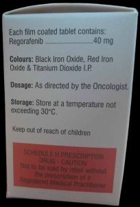 Regonat 40mg Regorafenib Tablet