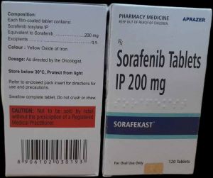 Sorafekast 200mg Sorafenib Tablet