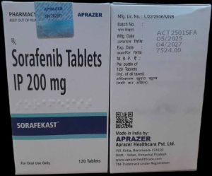Sorafekast 200mg Sorafenib Tablet