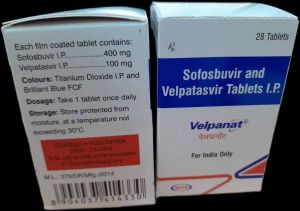 Velpanat Sofosbuvir 400mg Velpatasvir 100mg Tablet