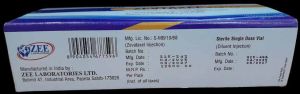Zevtaxel 60mg Cabazitaxel Injection