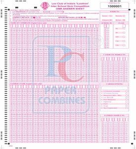 OMR Sheets