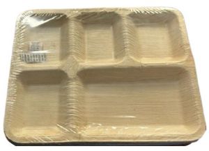 5 Compartment Areca Leaf Plate