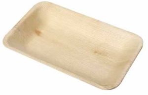9x6 Inch Rectangular Areca Leaf Plate