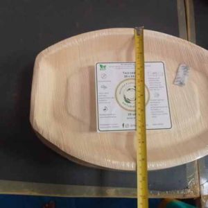 Boat Shape Areca Leaf Plate