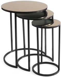 3 Round Nesting Side Table Set