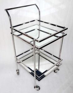 Stainless Steel Rectangular Bar Cart