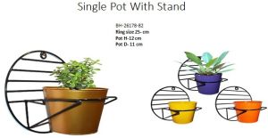 Wall Mound Metal Planter Set