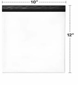 10X12 Inch Plain Tamper Proof Courier Bags