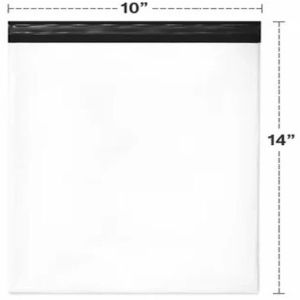 10X14 Plain Tamper Proof Courier Bags