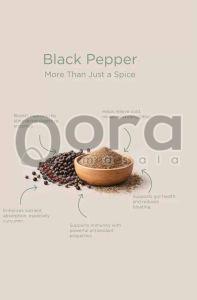 Qora Black Pepper Powder