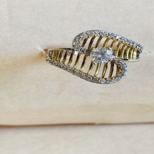 Solitaire Nest 925 Italian Sterling Silver Zirconia Diamond Ring