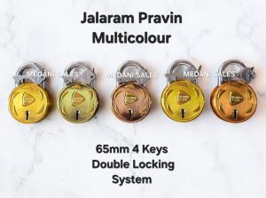 65mm Round Multicolor Double Locking Heavy Padlock