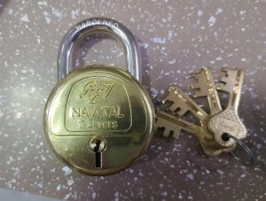 7 Lever Round Brass Heavy Duty Security Padlock