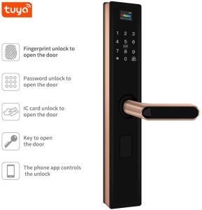 Tuya Smart Fingerprint RFID Password Wifi Door Lock
