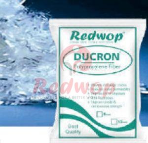 Durcon White Polypropylene Fibers