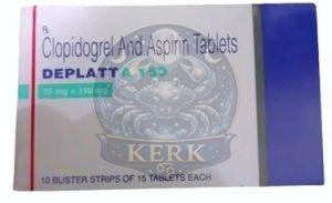 Deplatt a 150 Clopidogrel Aspirin Tablets