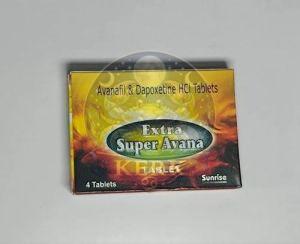 Extra Super Avana Avanafil and Dapoxetine HCL Tablets