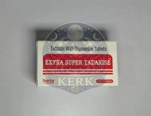Extra Super Tadarise Tadalafil Dapoxetine Tablets