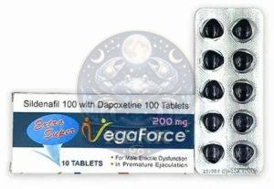 Extra Super Vegaforce Sildenafil Dapoxetine 200mg Tablets