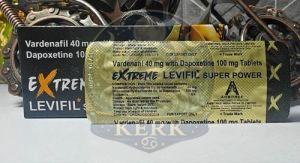Extreme Levifil Super Power Vardenafil and Dapoxetine Tablets
