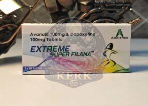Extreme Super Filana Avanafil 100mg and Dapoxetine 100mg Tablets