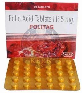 Folitas 5mg Folic Acid Tablets