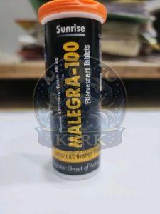 Malegra 100mg Sildenafil Effervescent Tablets