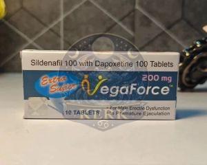 Sildenafil Dapoxetine Extra Super Vegaforce 200mg Tablets