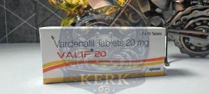 Valif 20mg Vardenafil Tablets