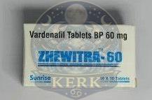 Zhewitra 60mg Vardenafil Tablets