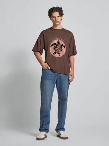 Custom Print Oversized 180 GSM Round Neck T-Shirts