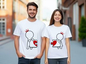 Custom Print Regular 240 GSM Round Neck T-Shirts