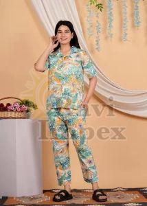 Printed Ladies Night Suit