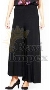 Solid Black Ladies Palazzo