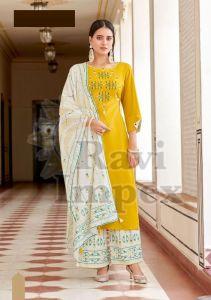 Women Casual Kurti Pant Set