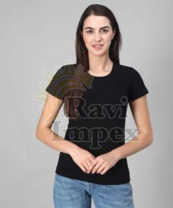 Women Cotton Round Neck T-Shirt