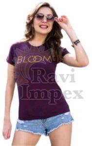 Women Half Sleeve Cotton Round Neck T-Shirt