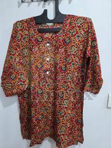 Women Kalamkari Pure Cotton Kurti