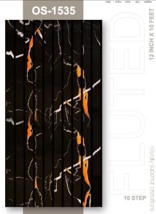 10 Inch Golden Line PVC Fluted Wall Panel