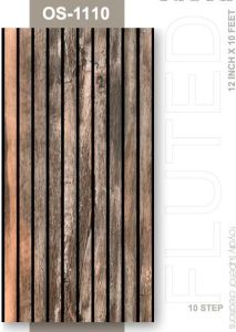 10 Inch Black Line PVC Fluted Wall Panel