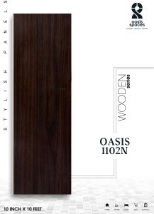 Natural Flat Round PVC Panel