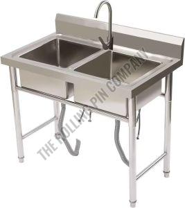 Stainless Steel Double Bowl Kitchen Sink