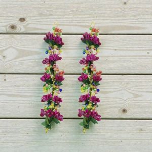 Multicolor Artificial Flower Hair Gajra