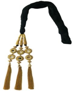 Silk Thread Mirror Work Punjabi Hair Paranda